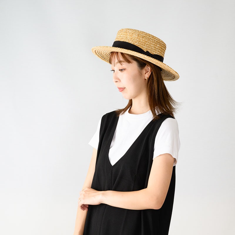 田中帽子店 Berni(ベルニ)鬼麦 長つばカンカン帽