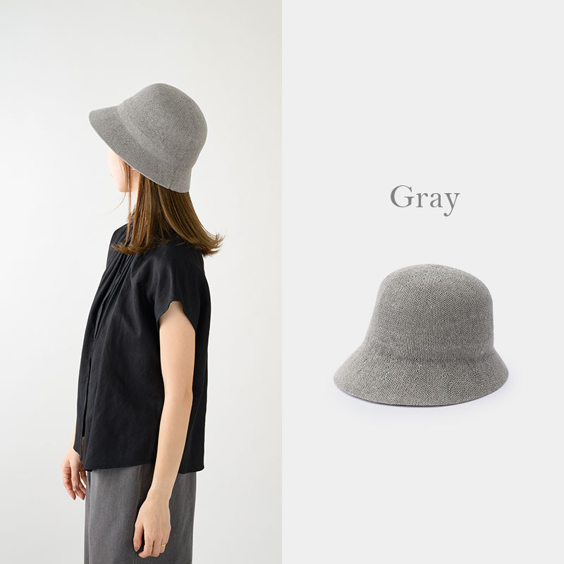 YOKOI BERET RINKA(リンカ) 麻混 ショートクロッシェ