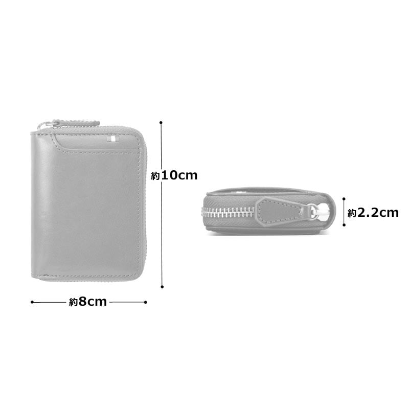 MILAGRO・イタリアンレザーBOXコインケース