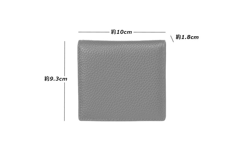 MILAGRO piatto イタリアンシュリンクレザー・薄型コンパクト財布