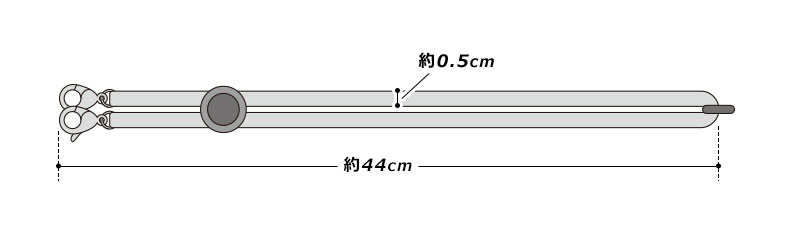 フック付き・帽子ストラップ